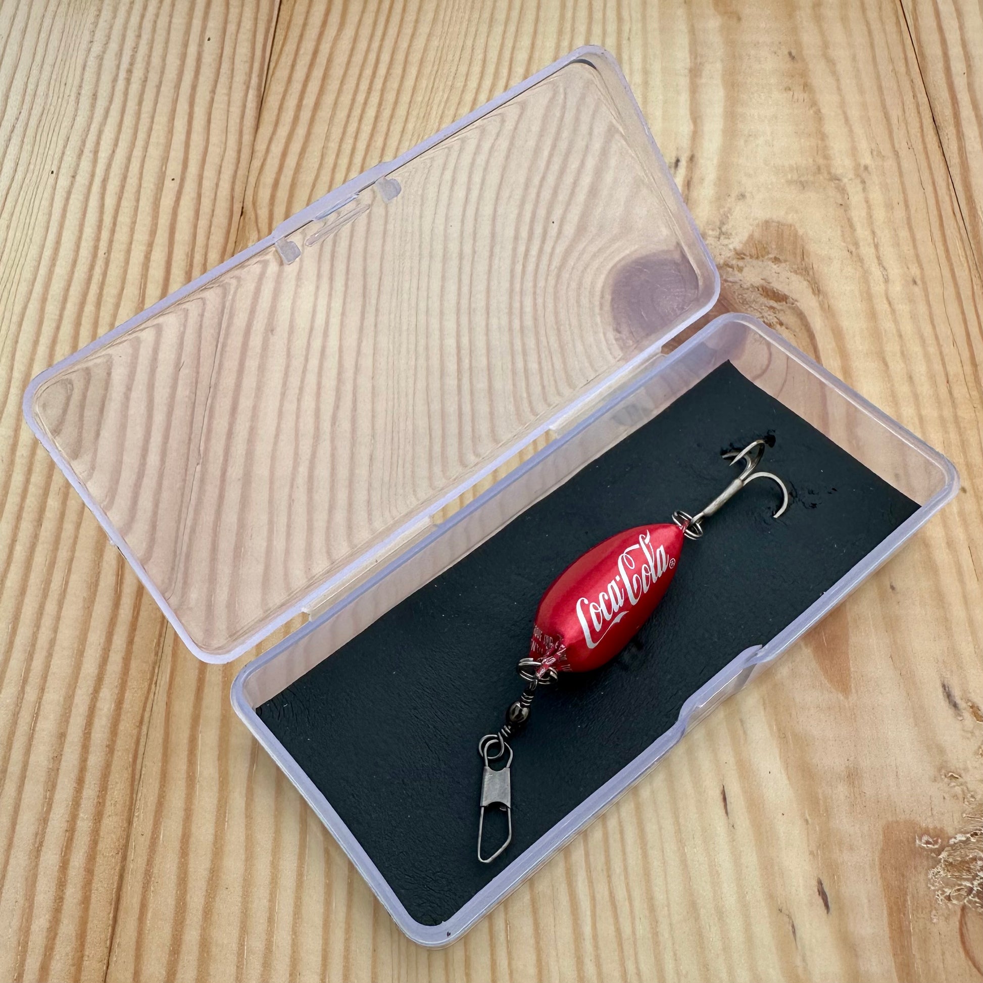 bottle cap fishing lures ORIGINAL Im hooked First fish with my homemade