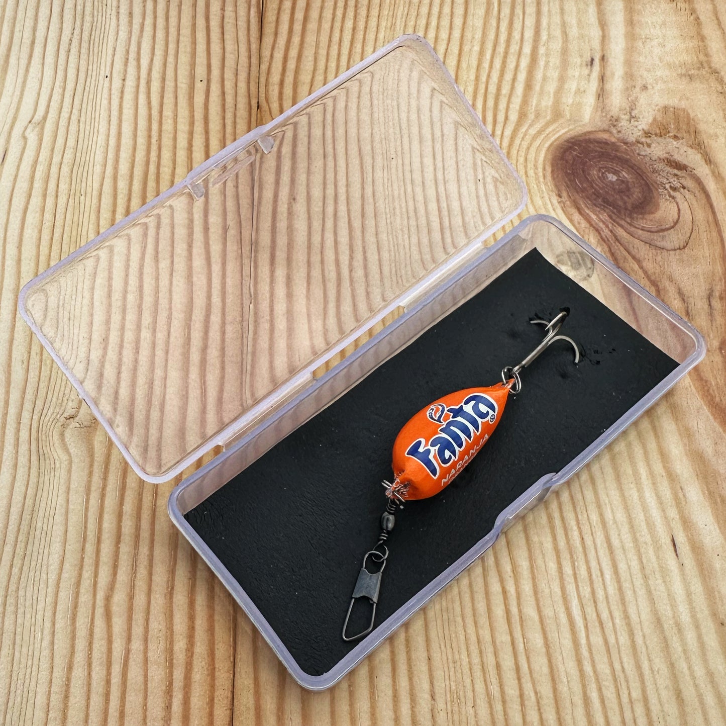 Fanta Naranja Orange Soda Bottle Cap Fishing Lure