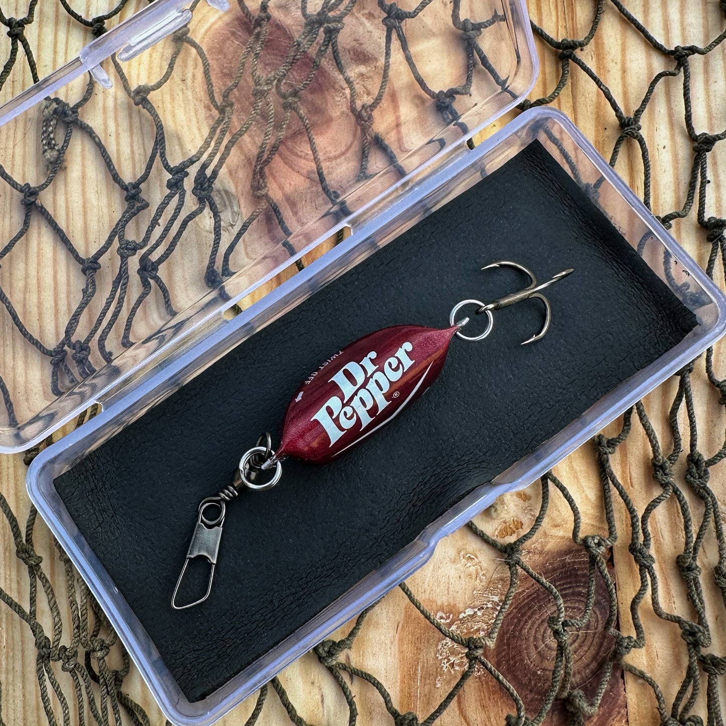 Dr. Pepper Bottle Cap Fishing Lure